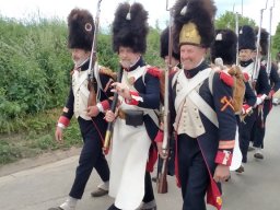 L&#039;arrivée des sapeurs de la Vieille Garde