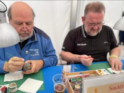 Patrick et Pol-Claude au stand SBF